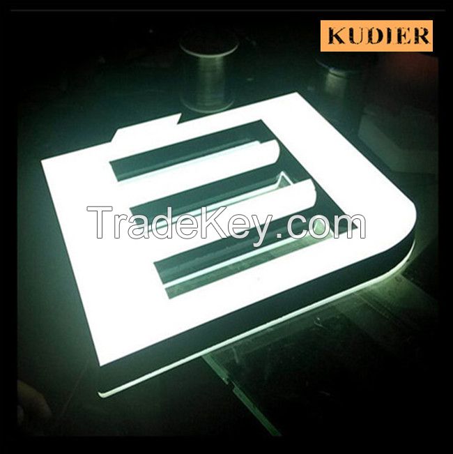 Led acrylic mini double-side luminous letters