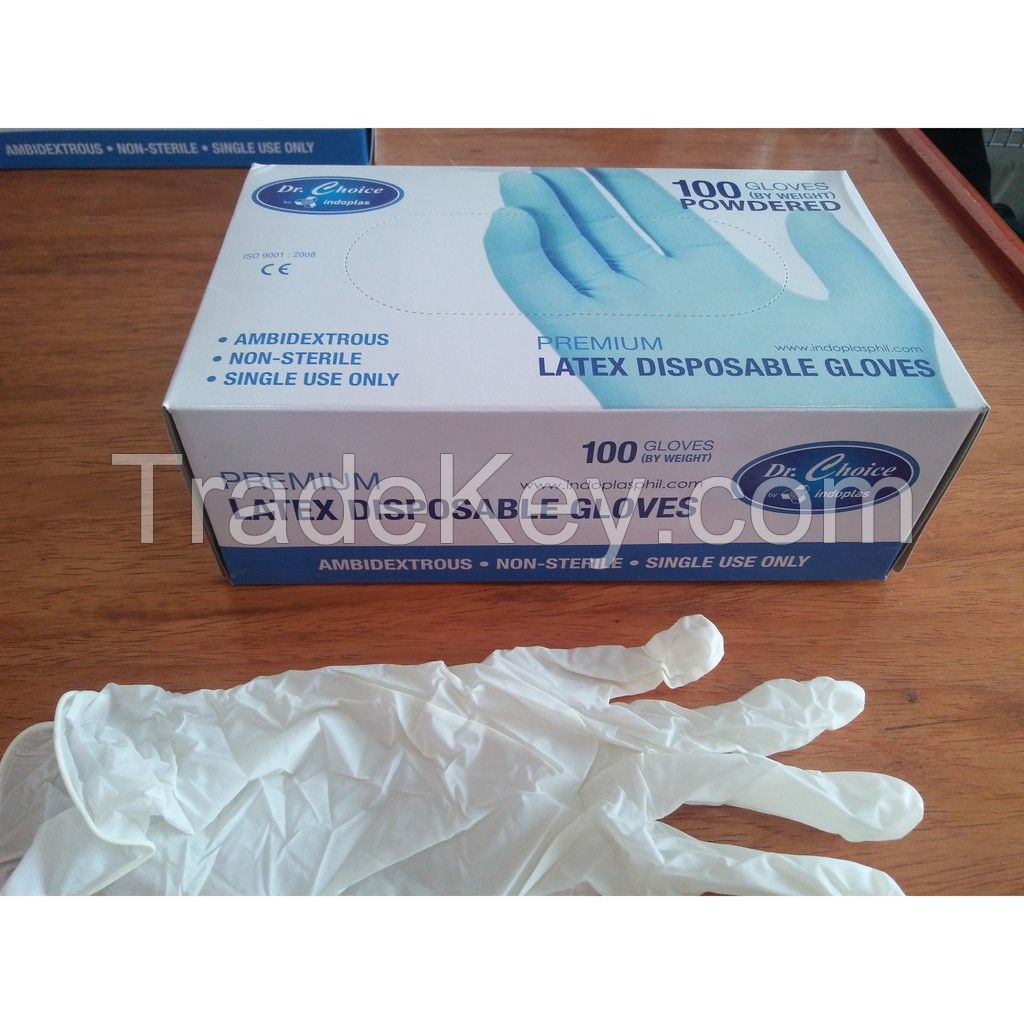 Anti Bacterial Anti-virus Dentist Examination Medical Use Heavy Duty Surgical Disposable Nitrile  and latex Gloves