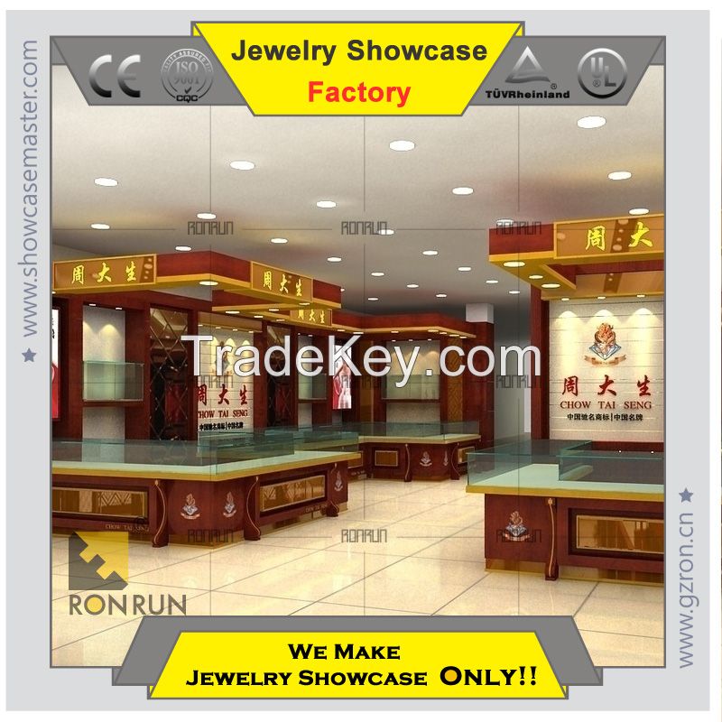 China made Lux Jewelry display showcase 