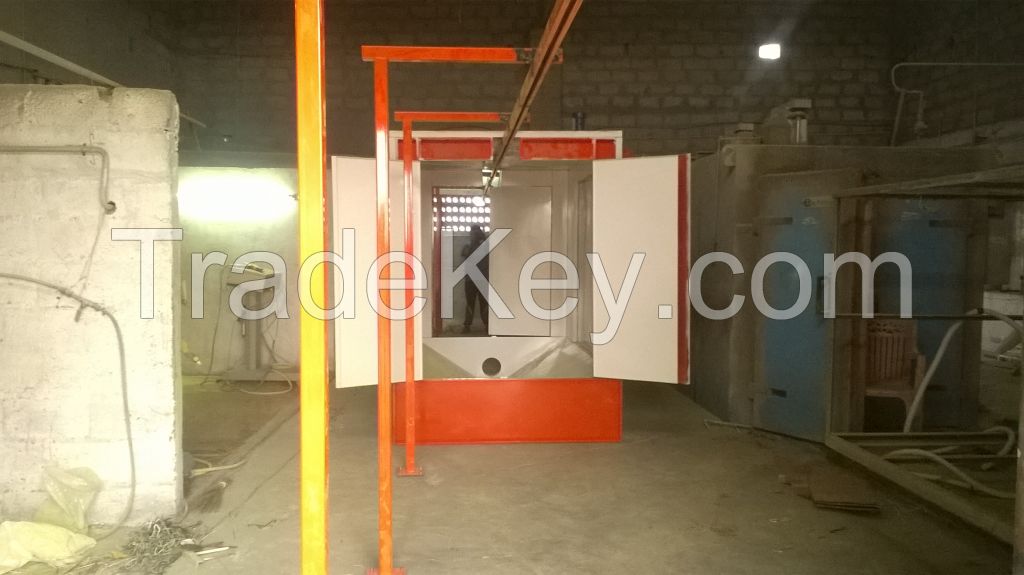 Powder coating booth,Curing oven and Recovery