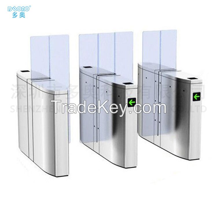 DC 24V Flap rfid Security Turnstiles Pedestrian access control system