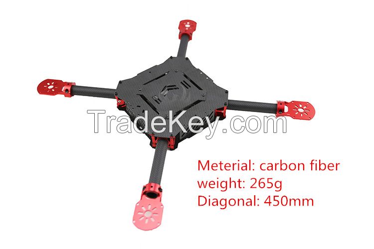 GF-450/QF450 Customized 3K carbon fiber foldable frame 450mm for RC Aircraft quadcopter,multicopter, 450mm 550mm 650mm