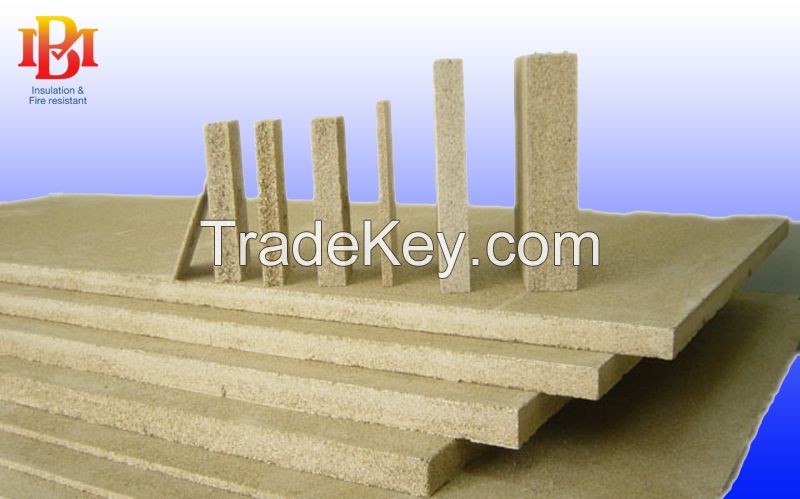 Vermiculite board used for glass casting