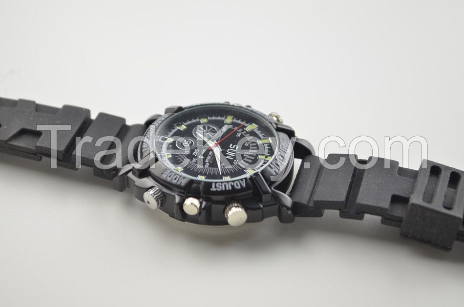 8G HD IR 1080P Waterproof Spy Watch Camera MINI DVR, with Night Vision