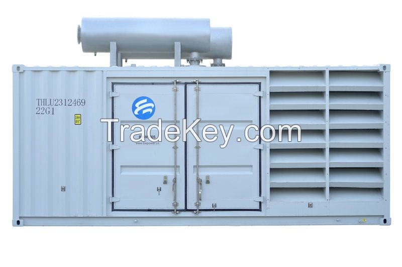 2750KVA (2200KW) standby diesel generator set coupled with marathon alternator and branded engine , silent or open or container typ