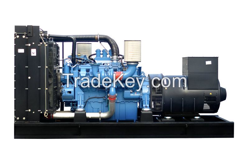 2750KVA (2200KW) standby diesel generator set coupled with marathon alternator and branded engine , silent or open or container typ