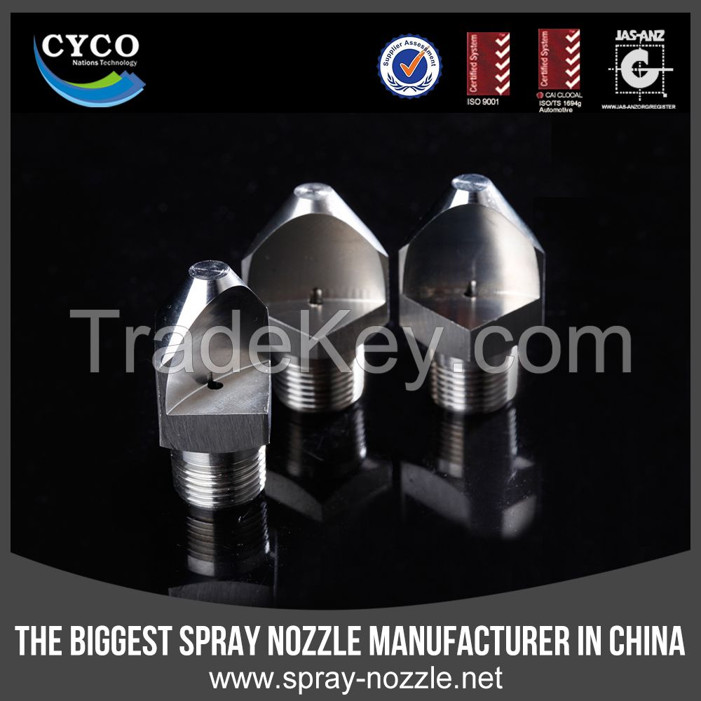CYCO Narrow Angle Flat Fan Nozzle, Veejet Metal High Impact Fan Nozzle