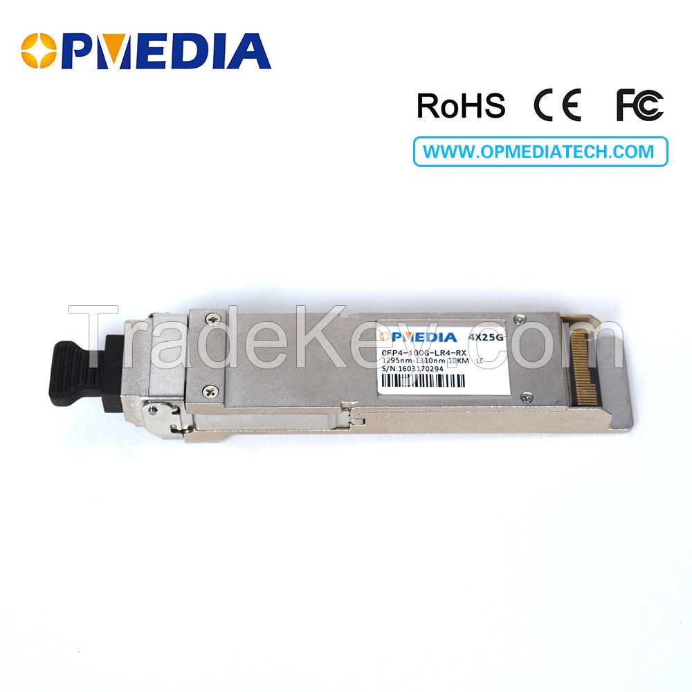 100G LR4 CFP4 Receiver,100G 1295nm~1310nm 10KM CFP4 optical module