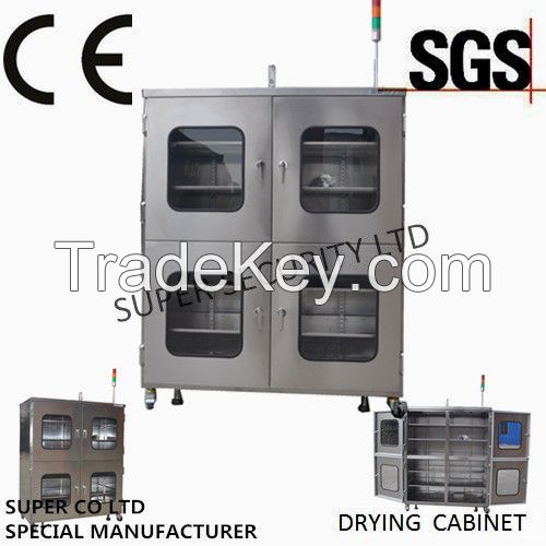 Electronic Stainless Nitrogen Dry Box / Cabinet with towder light