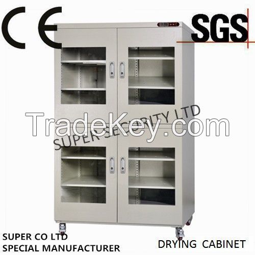 Electronic Desiccant Stainless Nitrogen Dry Box With Rustproof Paintwith 3.2mm Toughened Glass