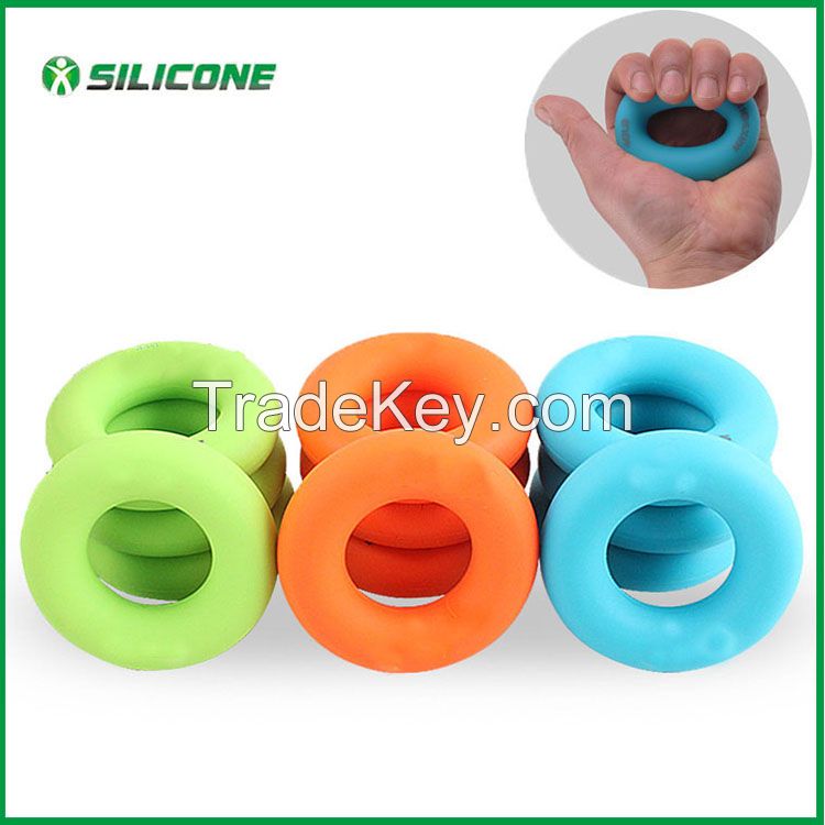 2015 best selling silicone hand grip strengthener