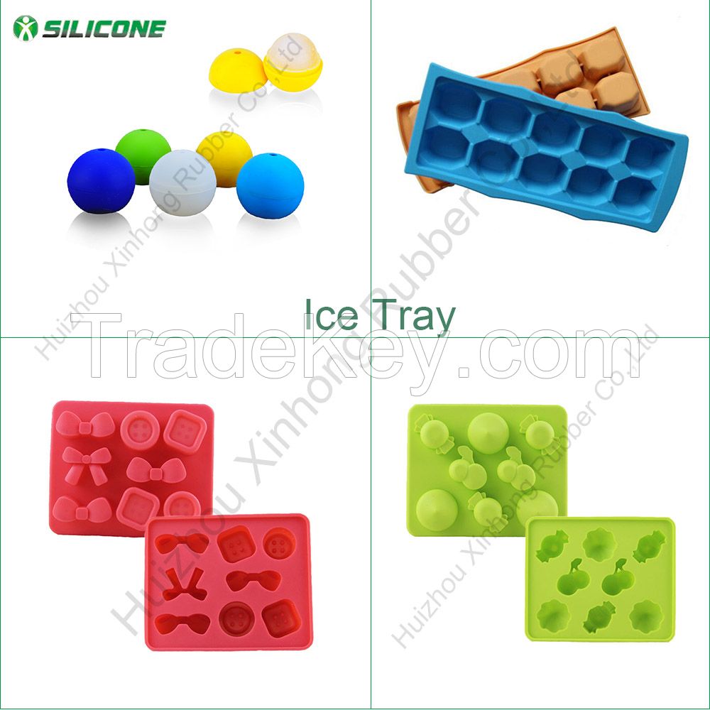 100% Food Grade Ice Tray Silicone Ice Molds/ice Cube Tray