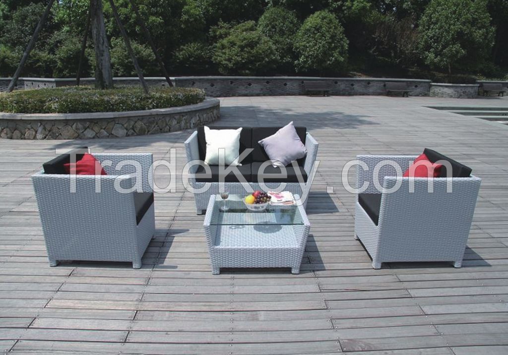 2015 modern design PE rattan wicker furniture set