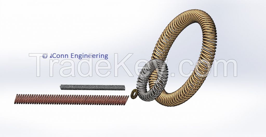 Canted coil springs for mechanical connectors