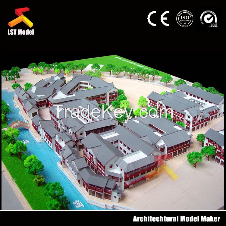 Custom made residential architectural building scale models making com