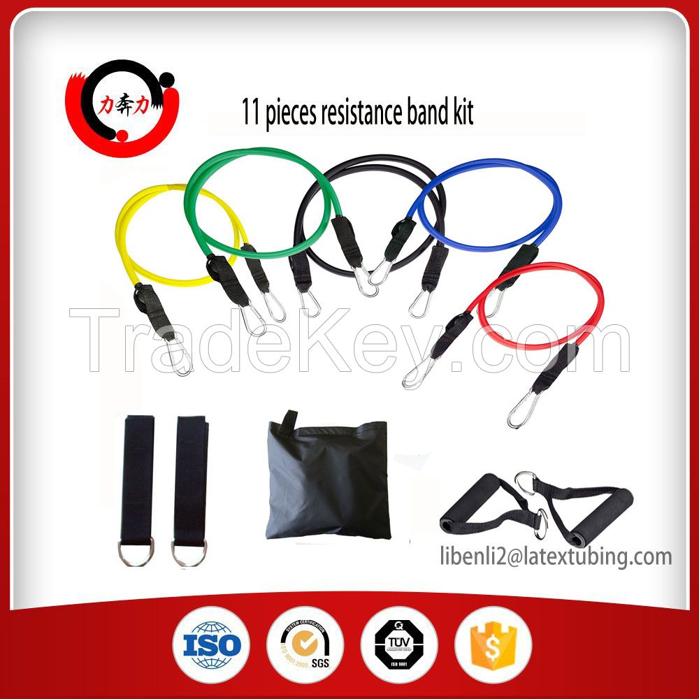 Fitness Equipment 11 pieces Resistance Band Set