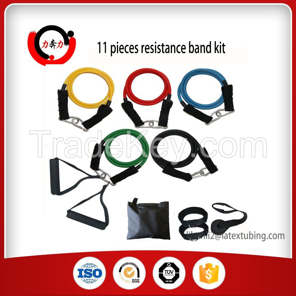 Fitness Equipment 11 pieces Resistance Band Set