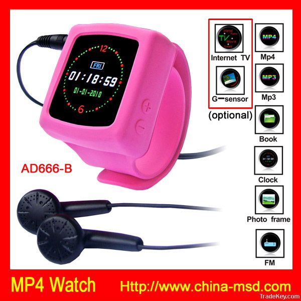 2012 new hot selling 8GB card GIFT christmas mp3/mp4 watch