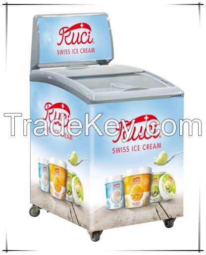 2016 high quanlity ice cream chest showcase chest freezer