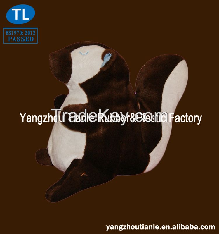 Natural Rubber Hot Water Bottle with Animal Cover