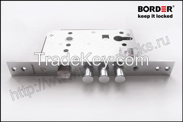Double mortise universal lock set with different locking mechanisms (Grand2).