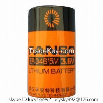 FANSO 3.6V LISOCL2 battery ER34615M 2ER34615M ER34615M/3PF