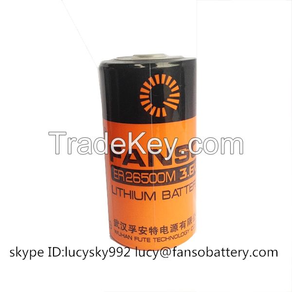 FANSO 3.6v size C lithium battery ER26500M 2ER26500M ER26500M/T