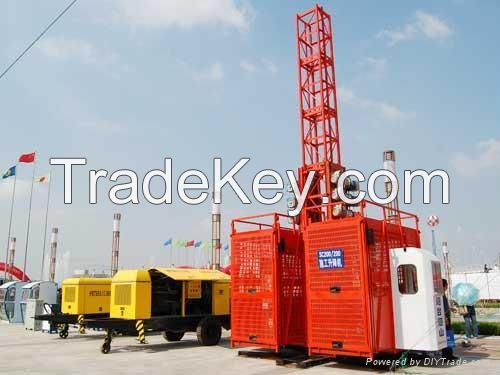 SC200G 2t GERMAN technology variable frequency conversion single cage construction lifter