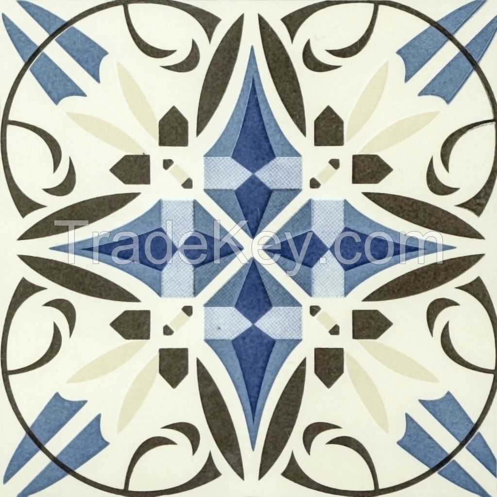 200*200China cheap glazed flower ceramic floor tile