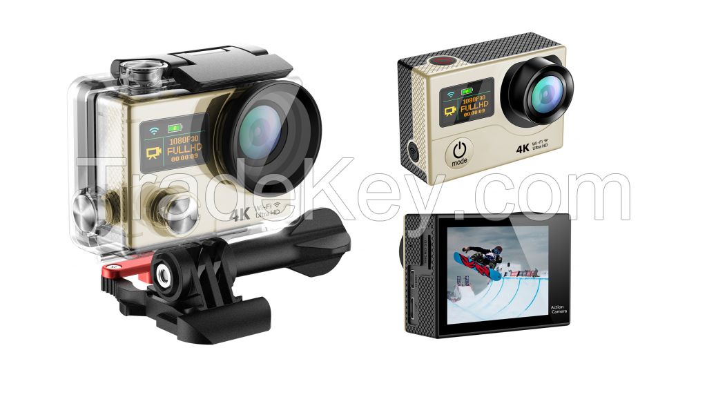 1080P 60fps Wifi Waterproof Slim Action Camera