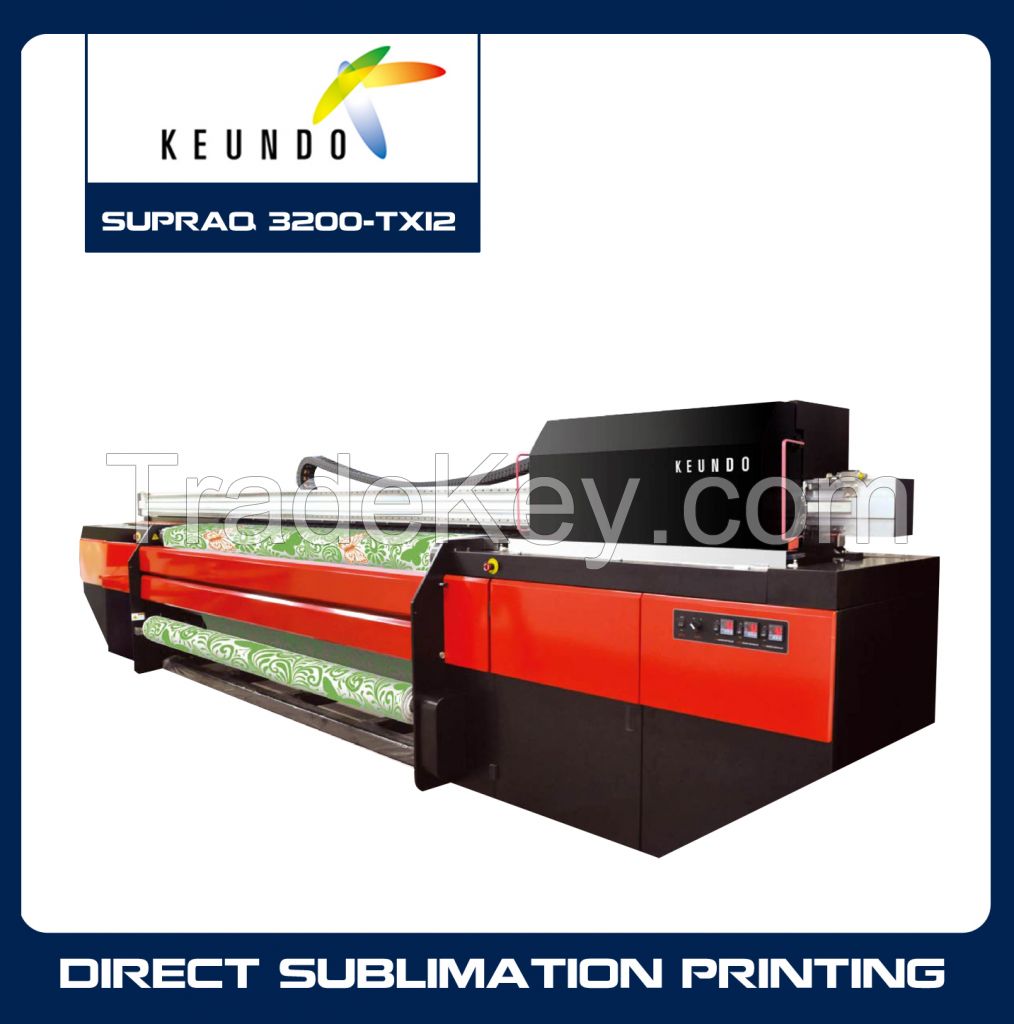 KEUNDO SUPRAQ 3200-TX12 Grand Format Dye Sublimation System