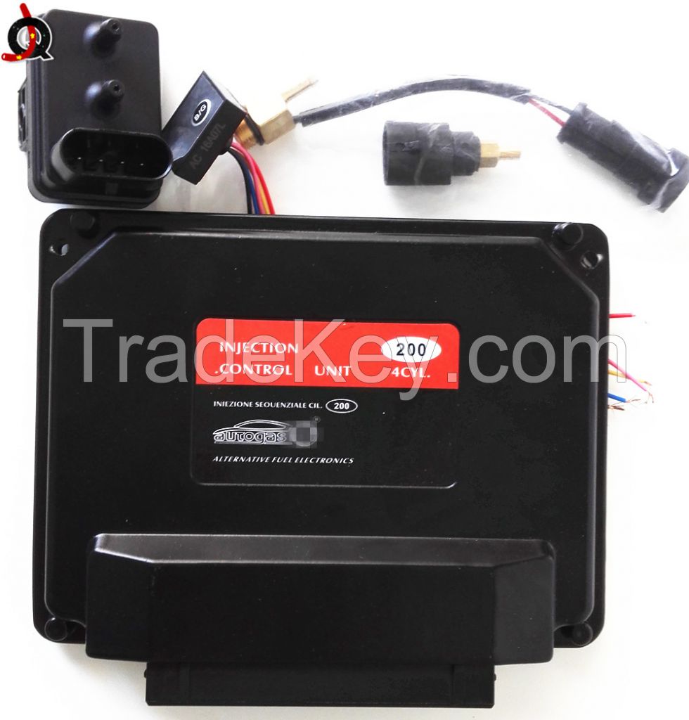 CNG LPG conversion kit for cars AC 200 for 4 cylinders Electronic control system cng kit lpg kit petrol to gas