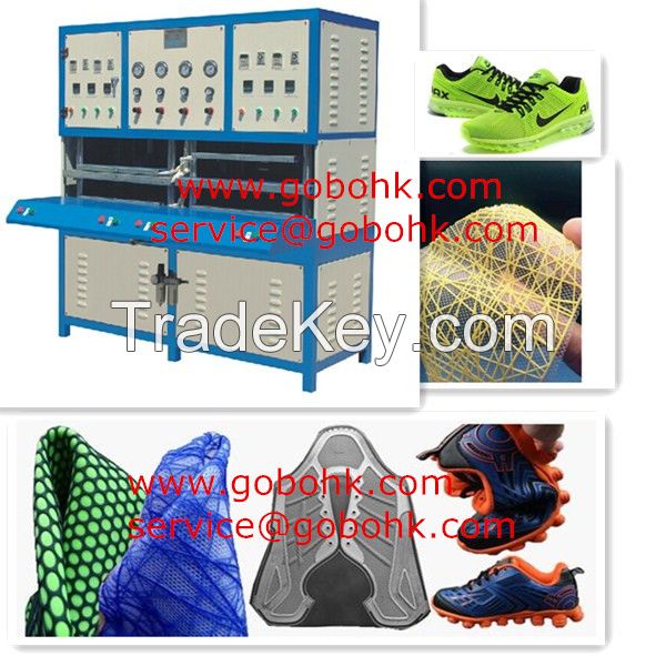 Special designed KPU upper shoes cover making machine for factory