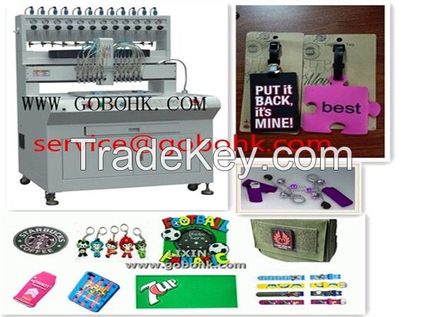 High speed pvc silicone rubber patch machine