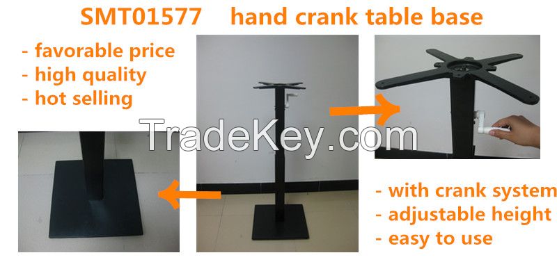 gas line adjustable Restaurant Table base