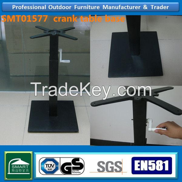 gas line adjustable Restaurant Table base