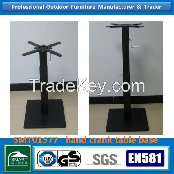 gas line adjustable Restaurant Table base