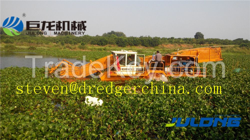 Julong Aquatic weed harvester, water area cleaning ship, weed cutter