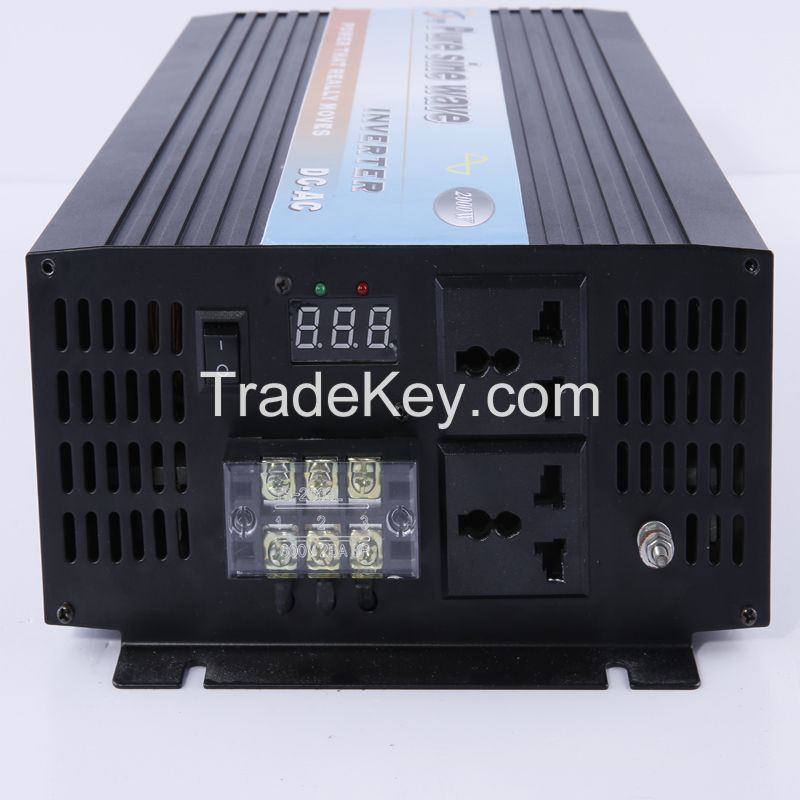 Home Use 2000W DC-AC Power Inverter Pure Sine Wave Inverter