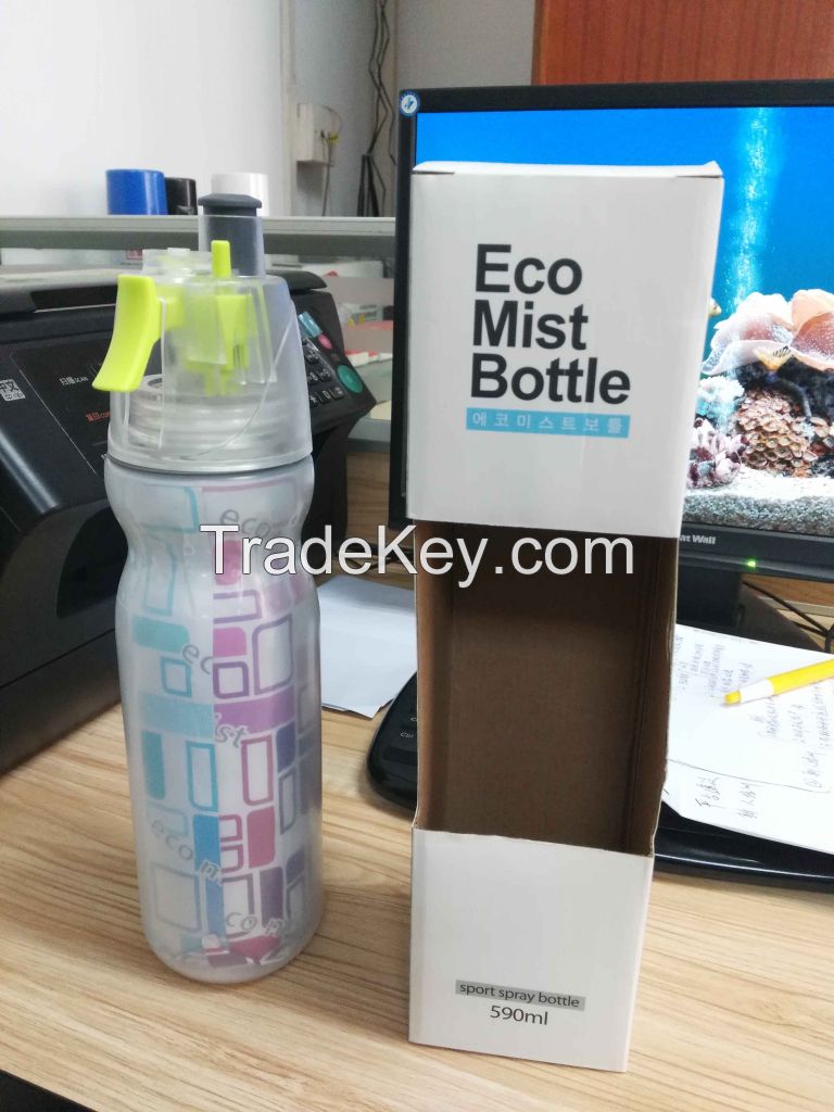 2015 factory price wholesale 590ml classical blue sports water bottle bpa free/ organic plastic water bottle