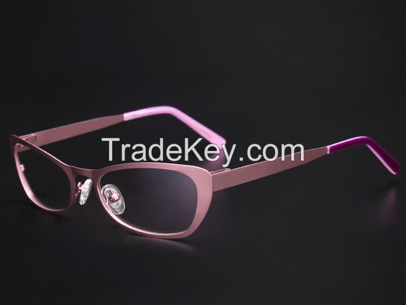 Newest Stainless steel eyeglass frame retro eyewear high quality optical glasses