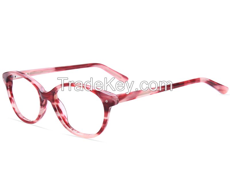 Acetate eyeglass frame vintage and retro eyewear high quality prescription glasses