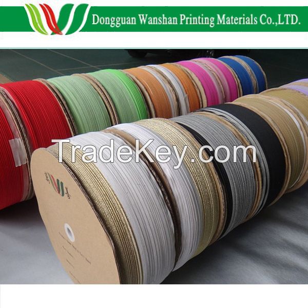 High quality hardcover book cotton material colourful band