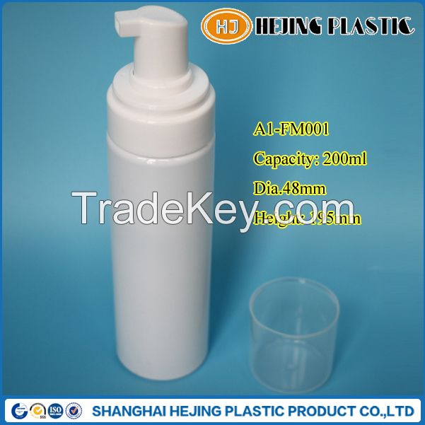 Plastic 200ml foam pump bottle