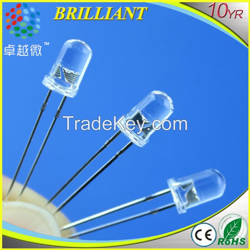 dip led diode 3mm 5mm 8mm 10mm round 2pins 