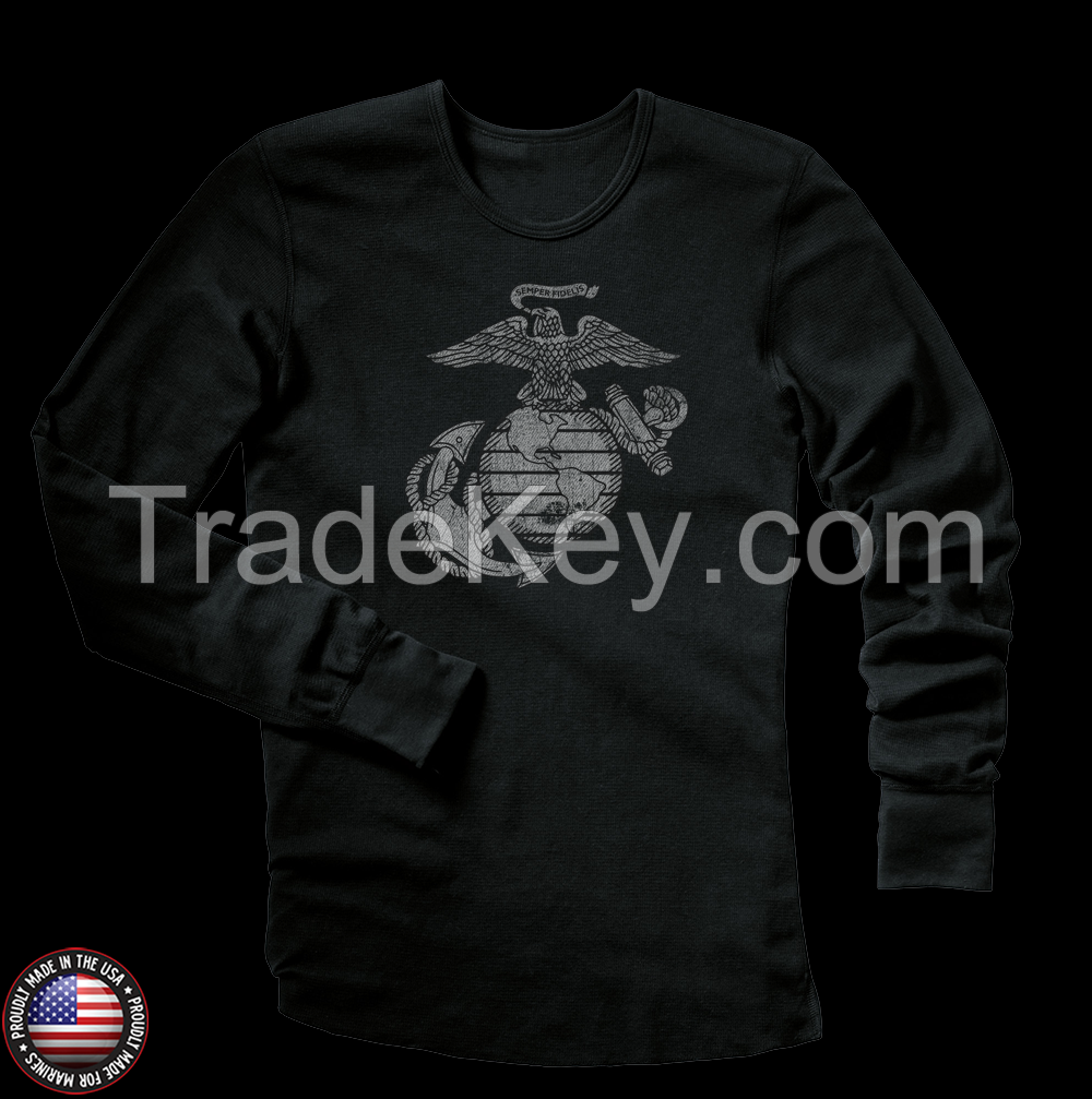 Eagle, Globe & Anchor Vintage Thermal Shirt