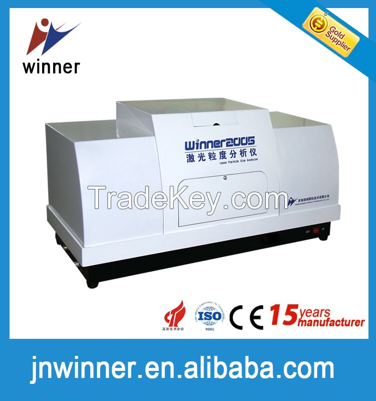 Winner 2005A wide testing grain size range of calcium carbonate using laser diffraction
