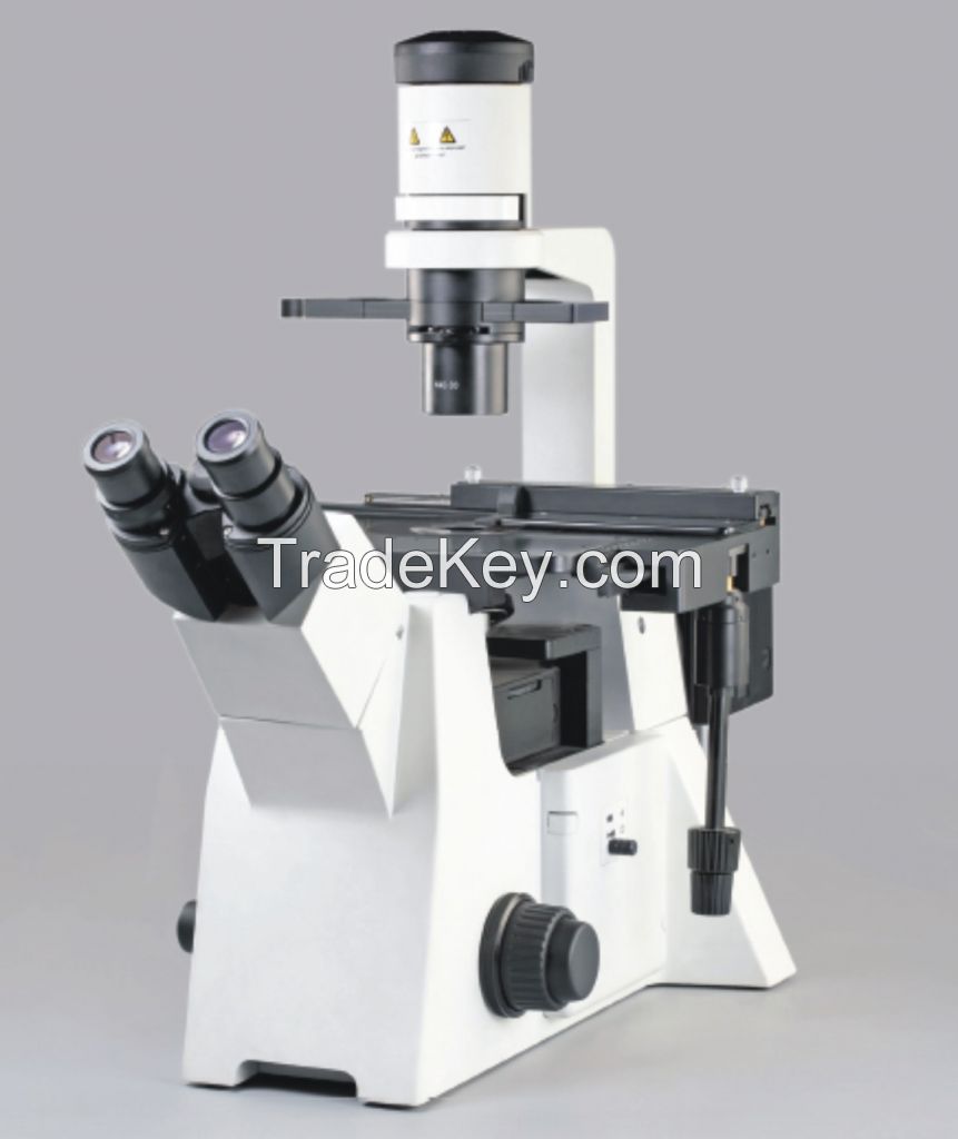 40x-400x Inverted Fluorescence Phase Contrast Microscope