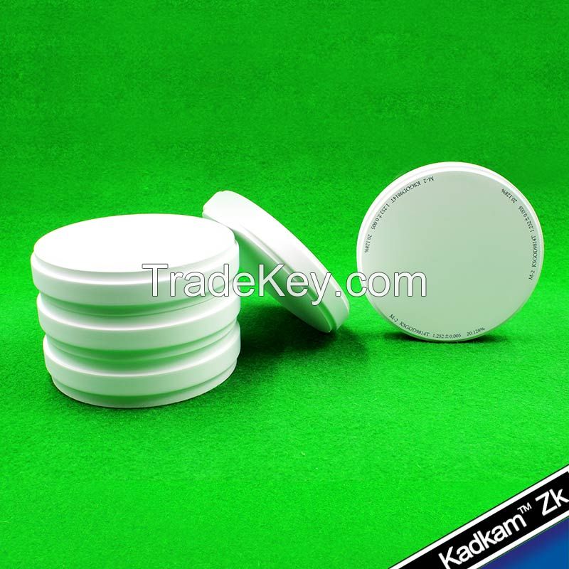KadKam Zk-M2 Zirconia High Translucent blank for open system