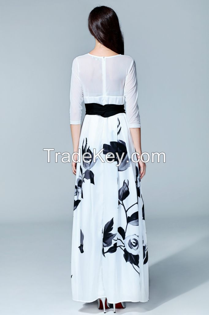 Latest ladies formal wear gown for women long online shopping designer party wear dress